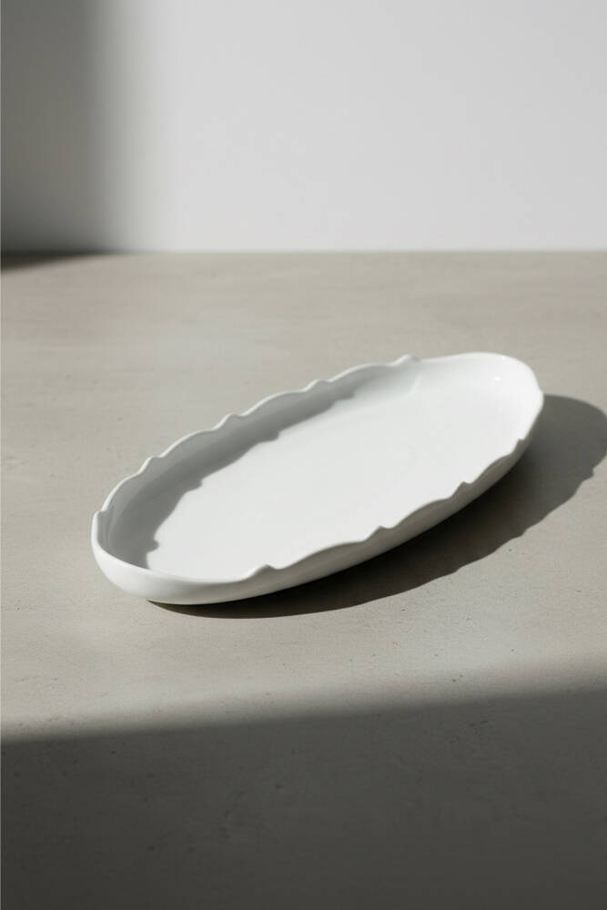 Nirvana Oval Kayık Tabak - 40 cm - 2