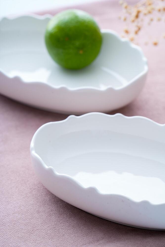 Nirvana Oval Presentation Plate - 16.5 cm - 5