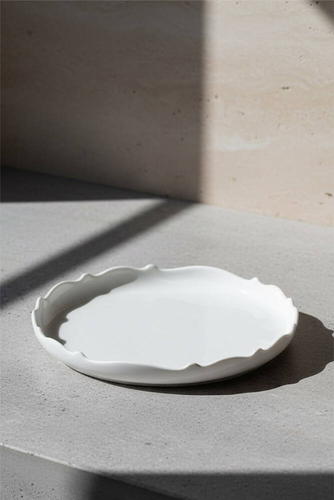 Nirvana Yuvarlak Pasta Tabağı - 18 cm - 1