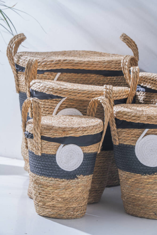 Noa Hasır 5 li Çok Amaçlı Sepet Seti - 2