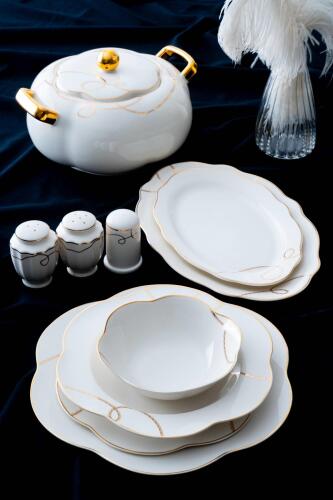 Noemi 12 Kişilik 60 Parça Porselen Yemek Takımı - Acar