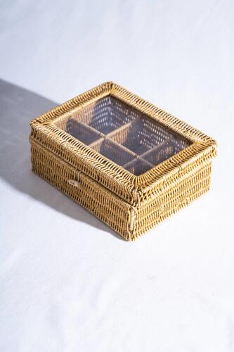 Nomad Kapaklı Hasır Organizer - 30 cm - Acar