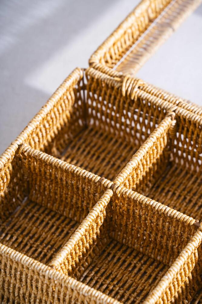 Nomad Kapaklı Hasır Organizer - 30 cm - 8