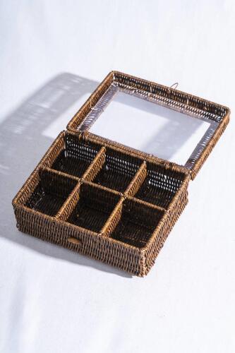 Nomad Kapaklı Hasır Organizer - 30 cm - 2