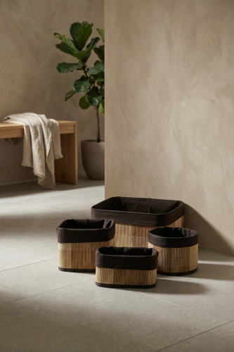 Nordic 4 lü Bambu Sepet Seti - 1