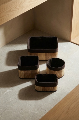 Nordic 4 lü Bambu Sepet Seti - 2