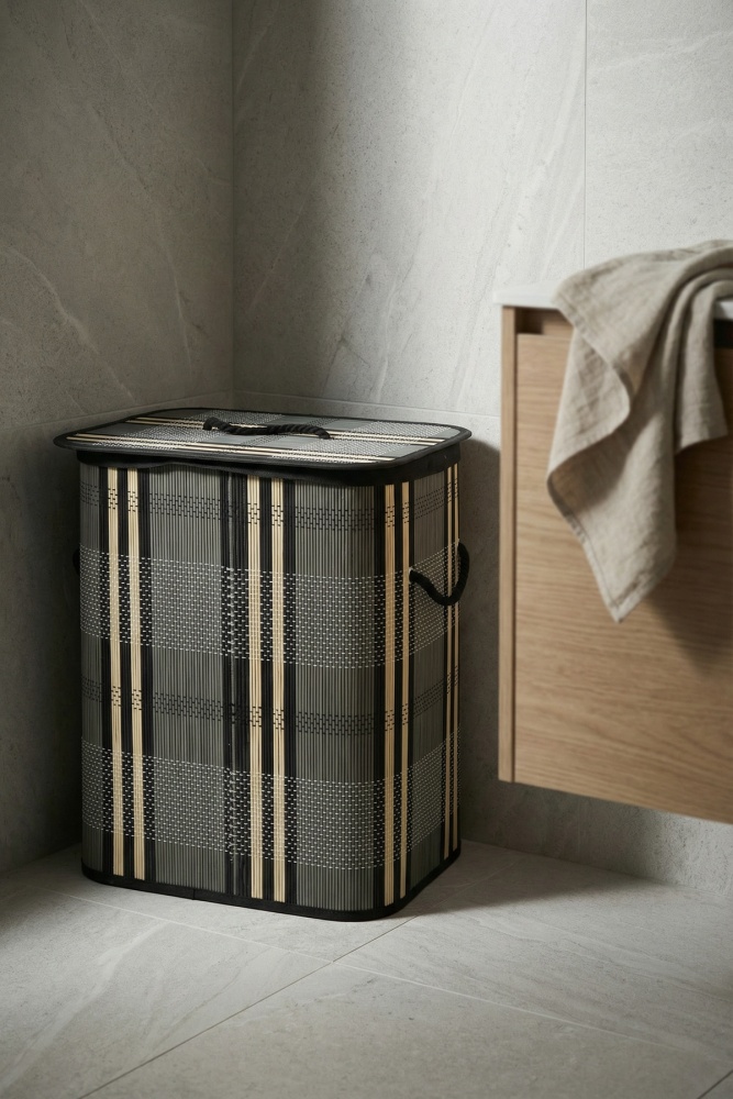 Nordic Dikdörtgen Bambu Sepet - 50 cm - 1
