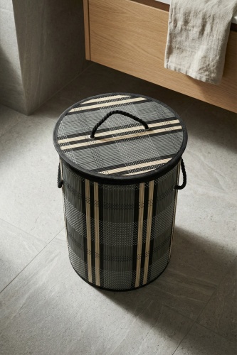 Nordic Yuvarlak Bambu Sepet - 50 cm - 2