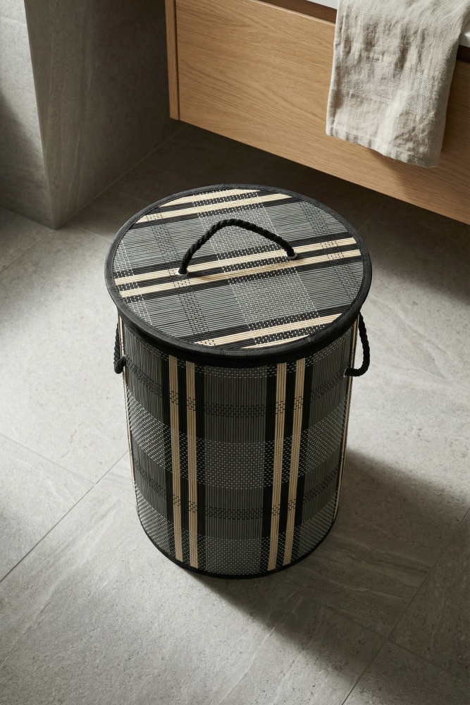 Nordic Yuvarlak Bambu Sepet - 50 cm - 2