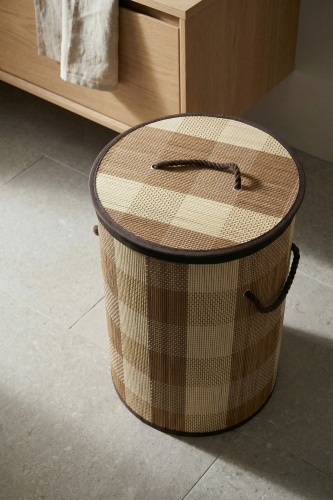 Nordic Yuvarlak Bambu Sepet - 50 cm - 2