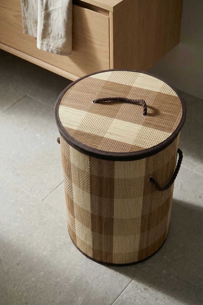 Nordic Yuvarlak Bambu Sepet - 50 cm - 2