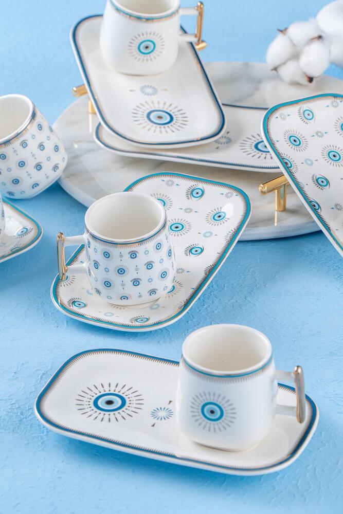 Norma Set Of 6 Coffee Cups - 90 Ml - 4