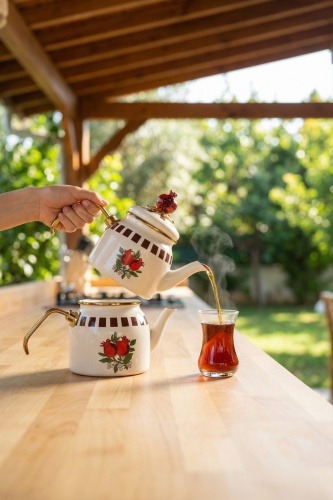 Nuances Emaye Mini Çaydanlık Takımı - 2