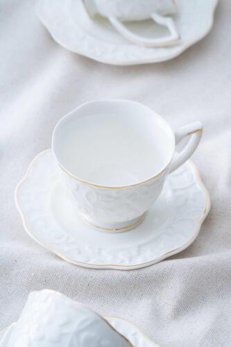 Octavia 6 Kişilik Gold Çay Fincanı Takımı - 210 ml - 7