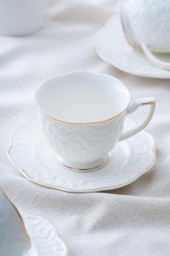 Octavia 6 Kişilik Gold Çay Fincanı Takımı - 210 ml - Acar