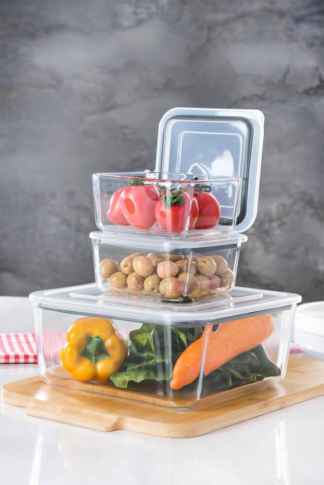Olivia 3 -Vacuum Glass Storage Container - 1