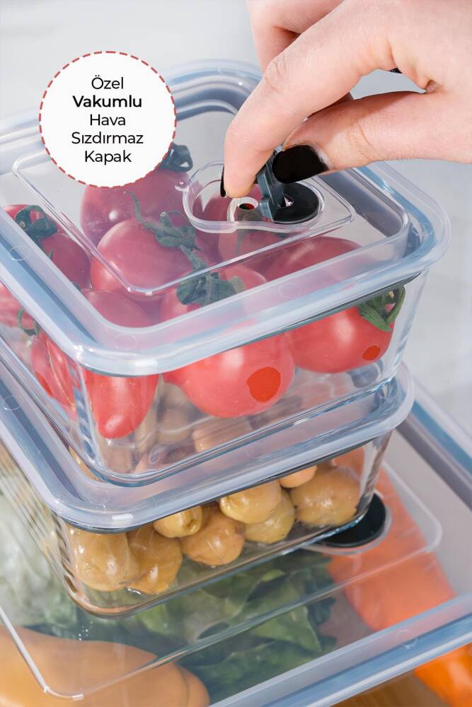 Olivia 3 -Vacuum Glass Storage Container - 2