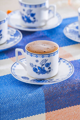 Orlo 6 Kişilik Kahve Fincan Takımı - 90 ml - Acar