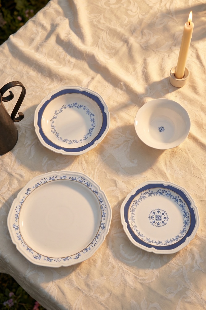 Osborne 6 Kişilik 24 Parça Yemek Takımı - 1