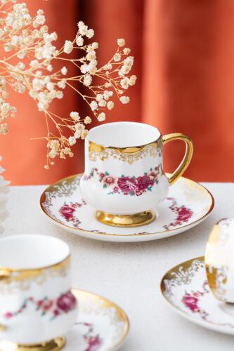 Osiris 6 Kişilik Kahve Fincanı Takımı - 90 ml - Acar