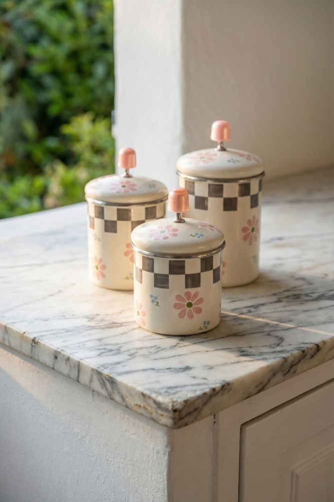 Paradise 3 Parça Kavanoz Seti - 1