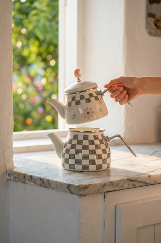 Paradise Emaye Çaydanlık - 3