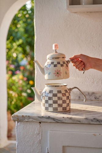 Paradise Emaye Mini Çaydanlık  - 2