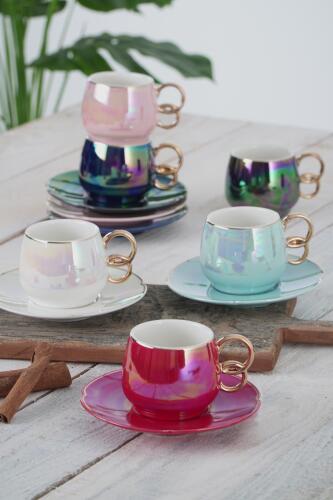 Paris 6 Kişilik Kahve Fincanı Takımı - Acar