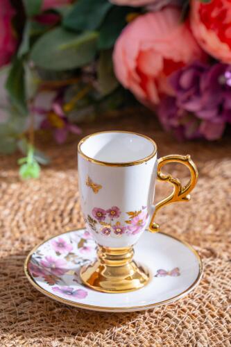 Parlin 6 Kişilik Kahve Fincanı Takımı - 90 ml - Acar