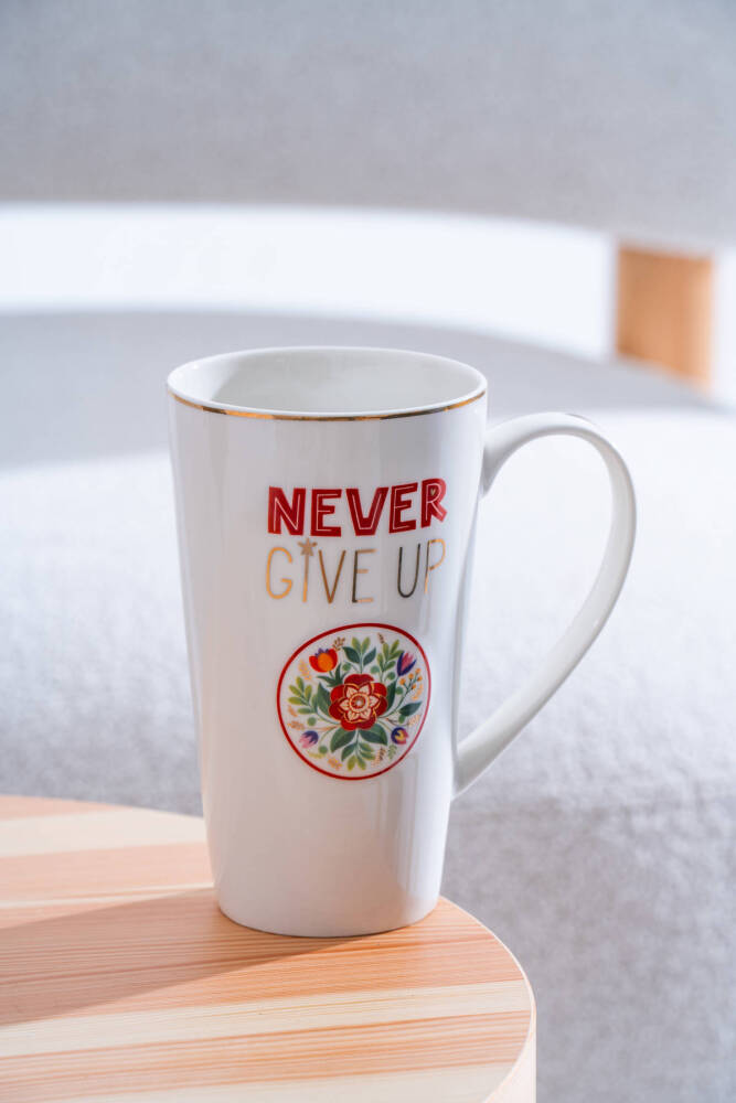 Peony Porselen Kupa - 500 ml - 1