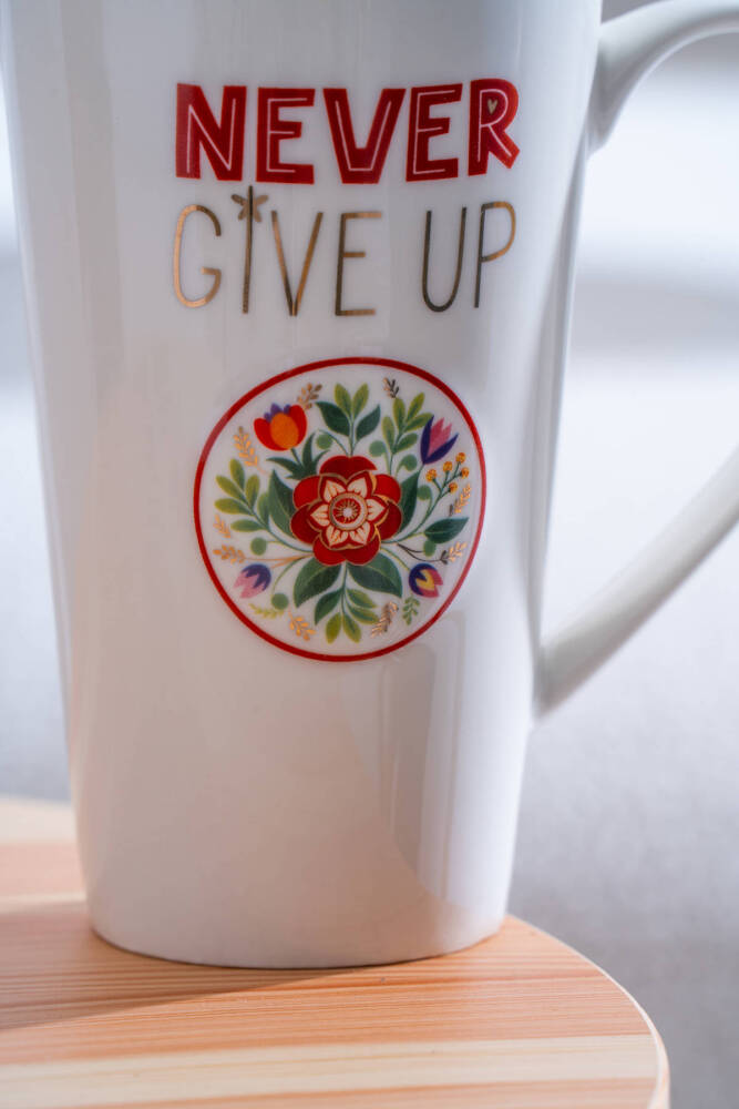 Peony Porselen Kupa - 500 ml - 2