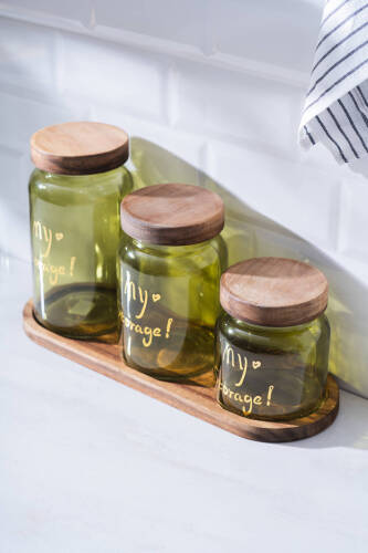 Pierre Akasya Kapaklı Kavanoz Seti - Acar