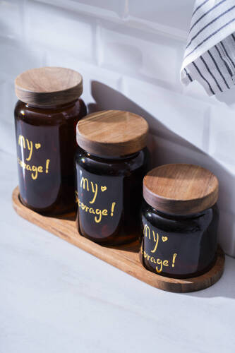 Pierre Akasya Kapaklı Kavanoz Seti - Acar