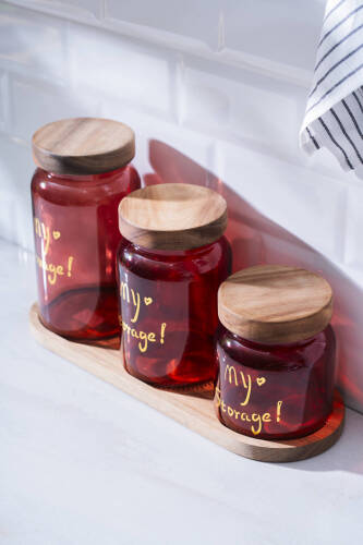 Pierre Akasya Kapaklı Kavanoz Seti - Acar