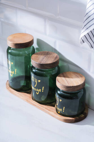 Pierre Akasya Kapaklı Kavanoz Seti - Acar