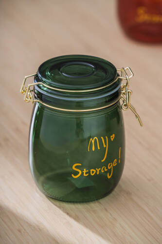 Pierre Klipsli Kapaklı Kavanoz Seti - 14 cm - Acar