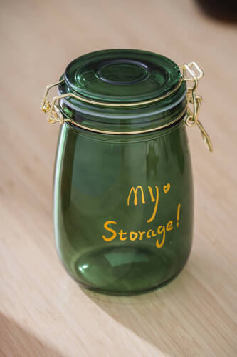 Pierre Klipsli Kapaklı Kavanoz Seti - 17 cm - Acar