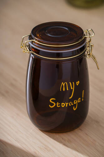 Pierre Klipsli Kapaklı Kavanoz Seti - 17 cm - Acar