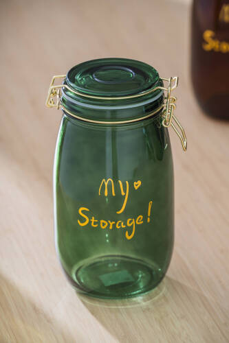 Pierre Klipsli Kapaklı Kavanoz Seti - 21.5 cm - Acar