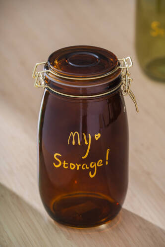 Pierre Klipsli Kapaklı Kavanoz Seti - 21.5 cm - Acar