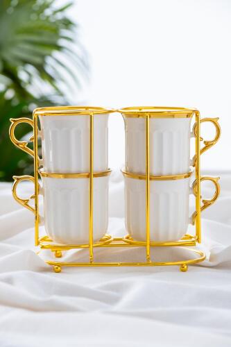 Porcelain Mug For 4 Persons With Yeast Stand - 3