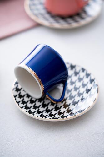 Premium 6 Porcelain Coffee Cup Set - 13