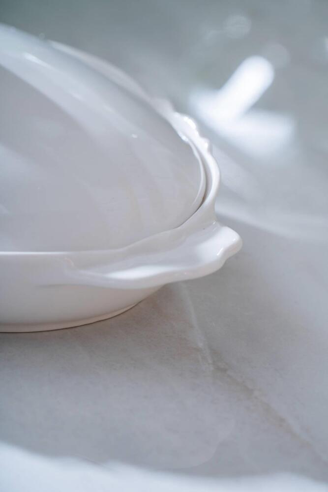 Pure Carmen Oval Kapaklı Sunum Tabak - 34 cm - 3