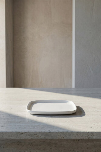 Pure Royal Square Cake Plate - 22 Cm - 1