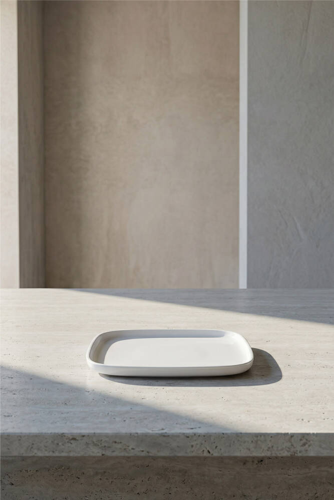 Pure Royal Square Cake Plate - 22 Cm - 1