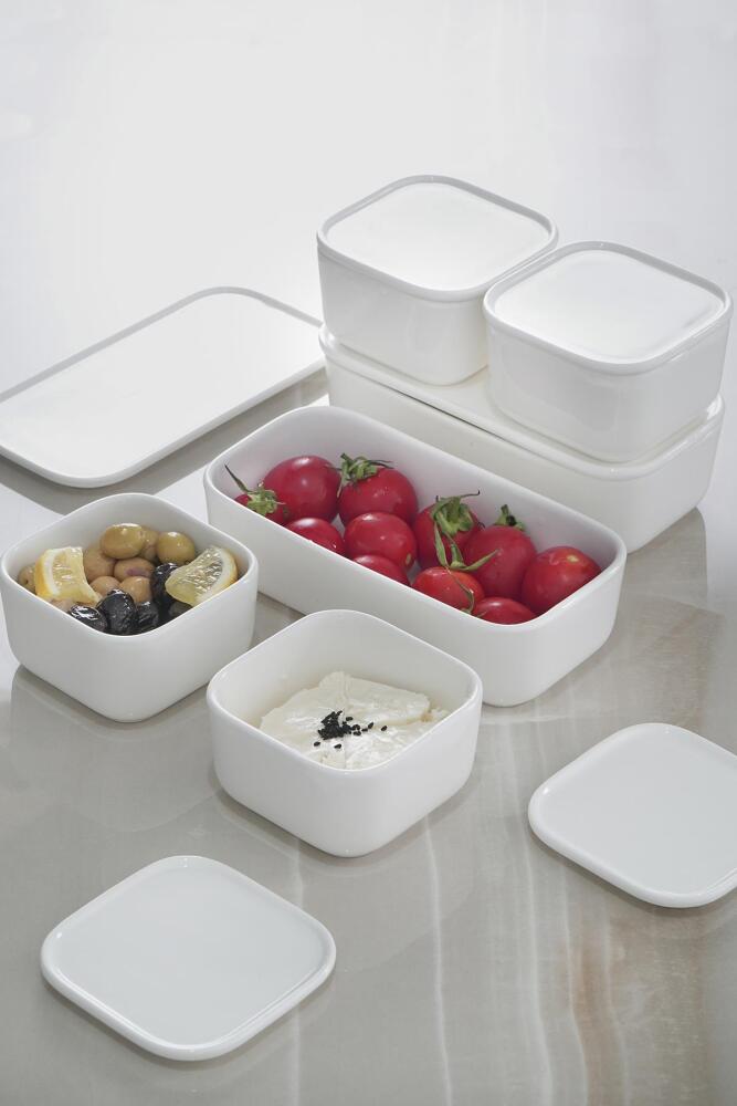 Pure White 12 Parça Kapaklı Kahvaltılık - 1