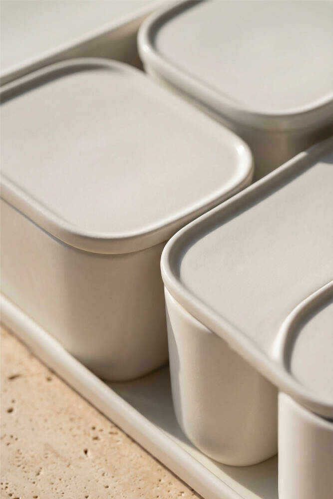 Pure White 6 Porcelain Cover Breakfast - 8