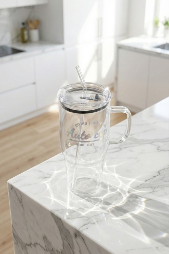 PureGlass Pipetli Cam Matara - 1200 ml - 2