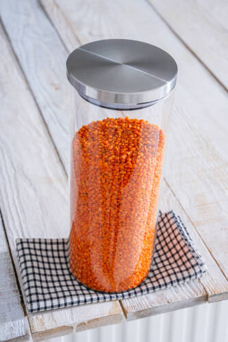 PureLine Metal Kapaklı Cam Kavanoz - 25 cm - Acar