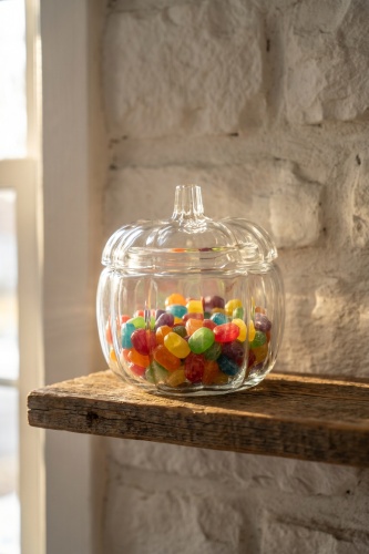 PureWood Bal Kabağı Cam Kavanoz - 15 cm - Acar